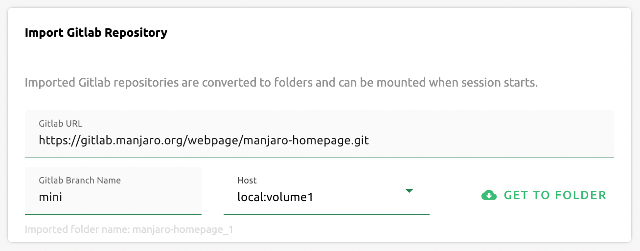 Import GitLab repository